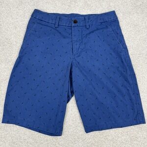 Lululemon Shorts Men 30 Blue Classic Fit Stretch 10.5" All Over Print AOP